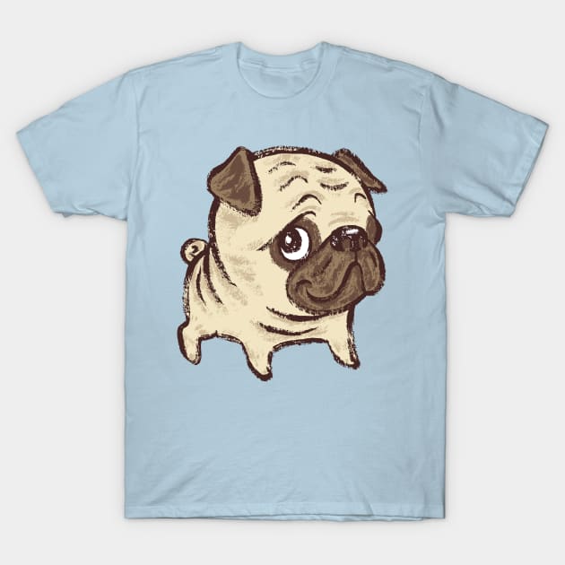 Pug dog T-Shirt by sanogawa